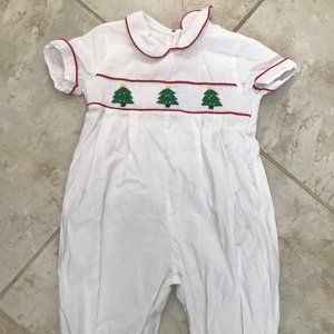 Cecil and Lou Christmas Tree Long Romper